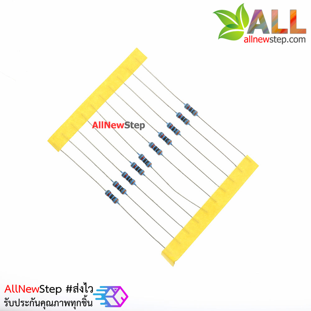 ตัวต้านทาน 3.9k 1/4W Metal film 3.9K 1% จำนวน 10 ชิ้น