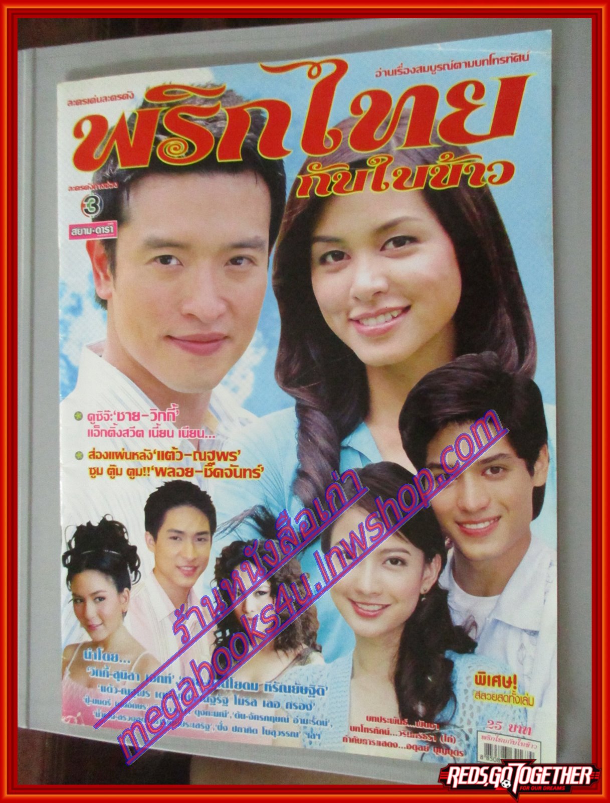 นิตยสารเรื่องย่อละครโทรทัศน์ พริกไทยกับใบข้าว แต้ว ณฐพร สุนิสา เจทท์ ชาย ชาตโยดม ปี2551