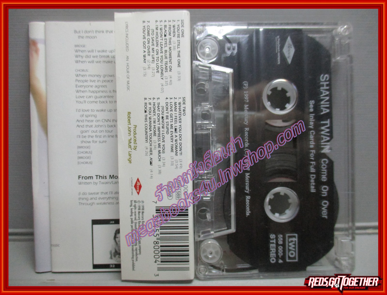 เทปเพลงสากล SHANIA TWAIN อัลบั้ม COME ON OVER