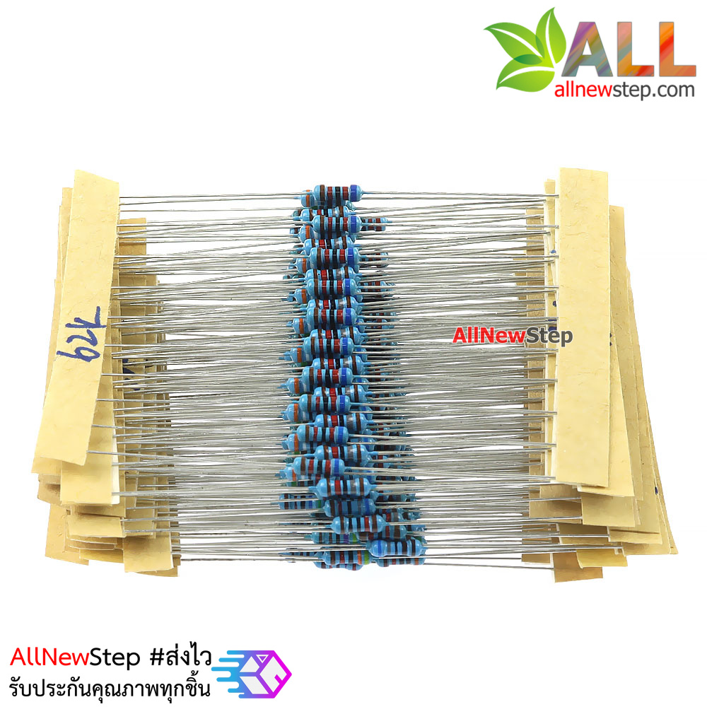 ตัวต้านทานแพ็คค่า 4.7k-68k Resistor pack 24 ค่า อย่างละ 10 ชิ้น รวม 240 ชิ้น