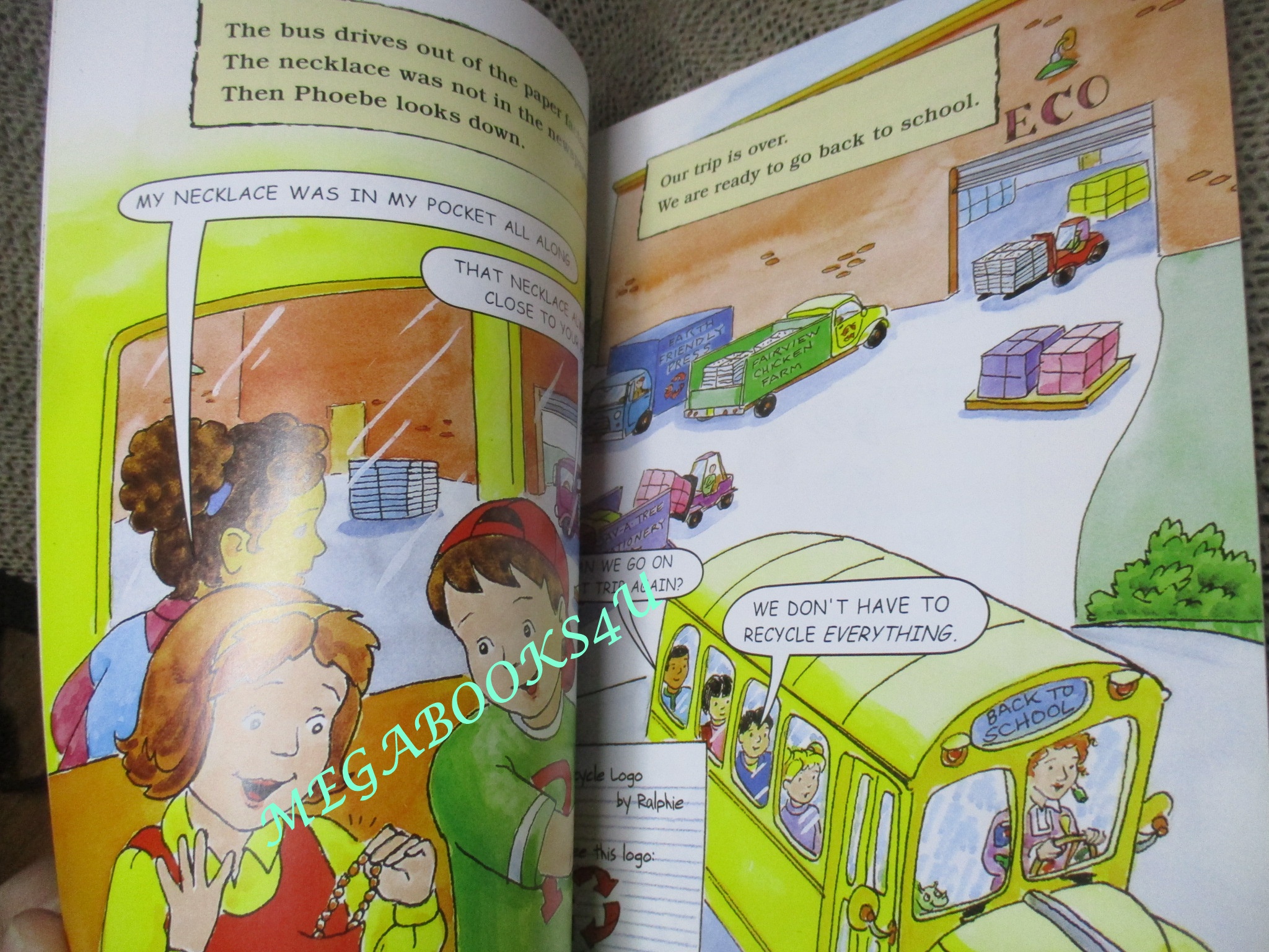 หนังสือภาษาอังกฤษ การ์ตูนวิทยาศาสตร์ Magic School Bus / SCHOLASTIC READER จำนวน8เล่ม/แพค (มือสอง) (สภาพ85-95%)