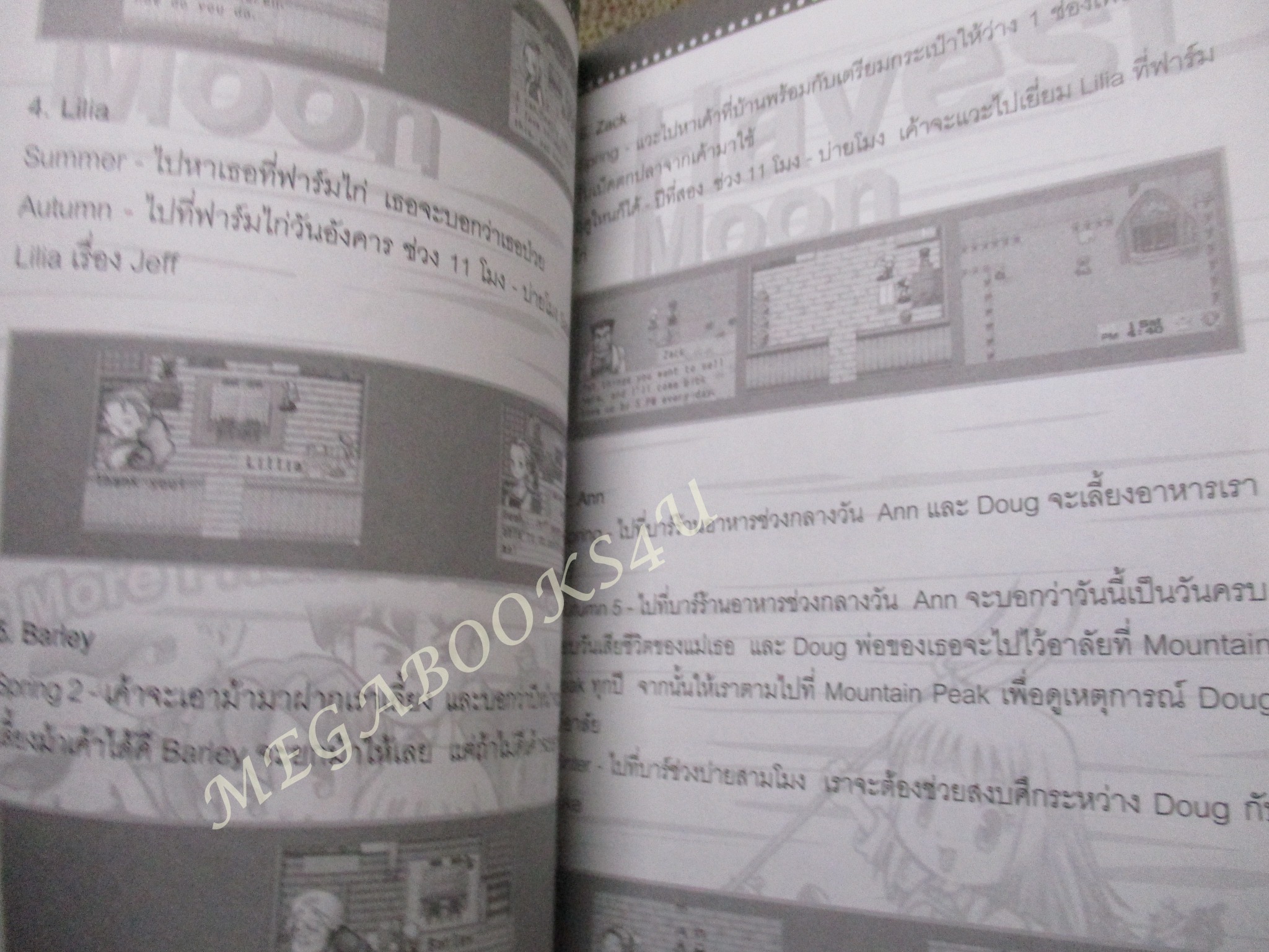 คู่มือเกมส์ HARVEST MOON more friends of mineral town