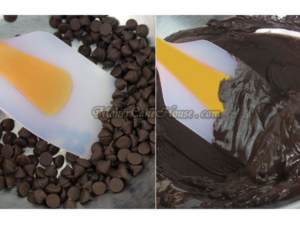 ไม้พายซิลิโคนทั้งชิ้นแบบโปร่งแสง