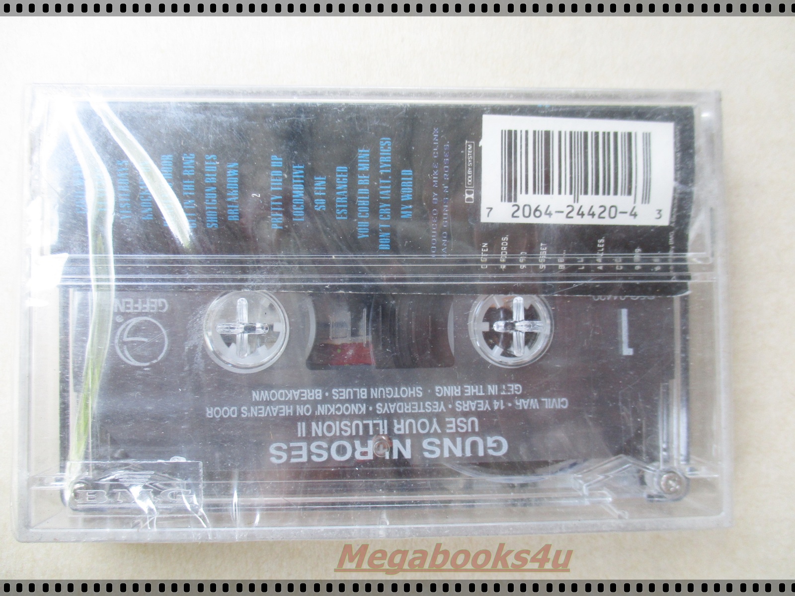 เทปเพลงสากล GUNS N' ROSES-USE YOUR ILLUSION 1&2 มือ1ในซีล