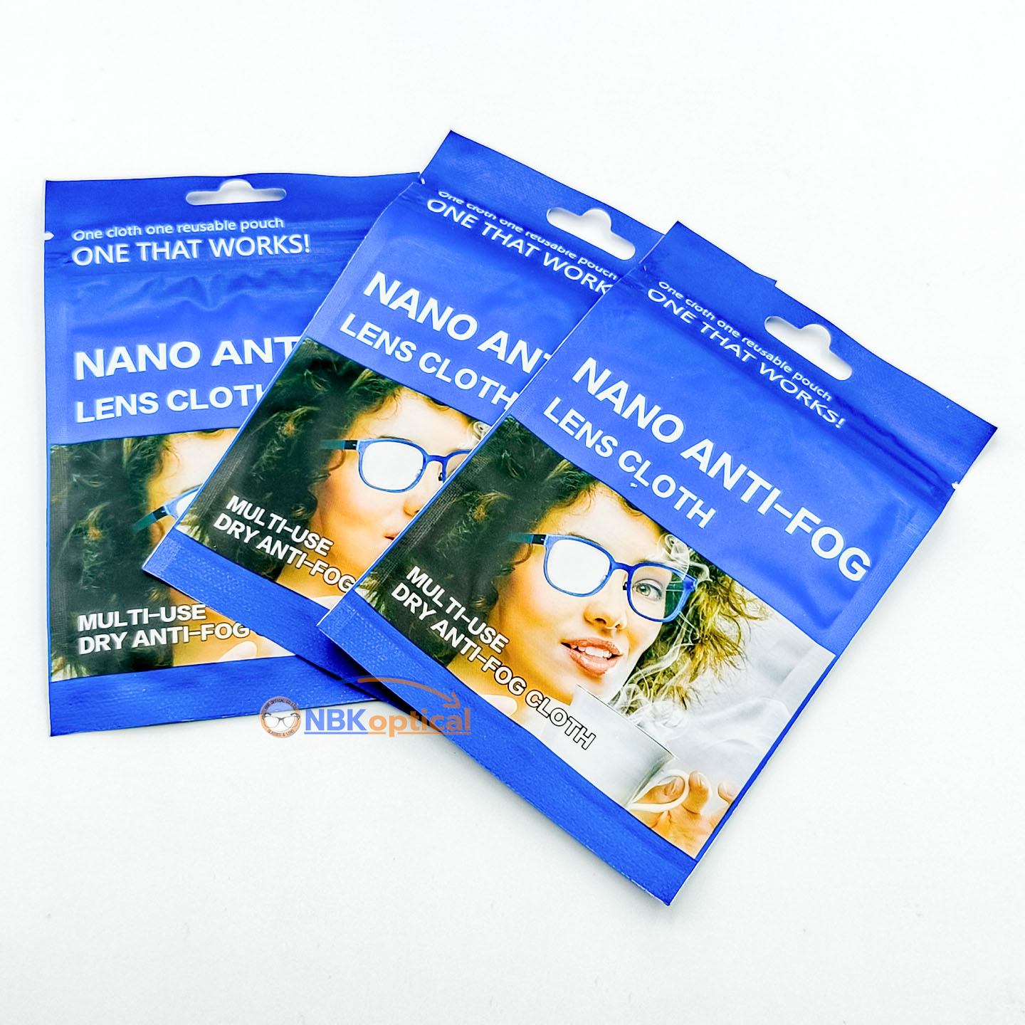 ผ้าเช็ดเลนส์แว่นตากันหมอก Nano Anti-Fog Lens Cloth