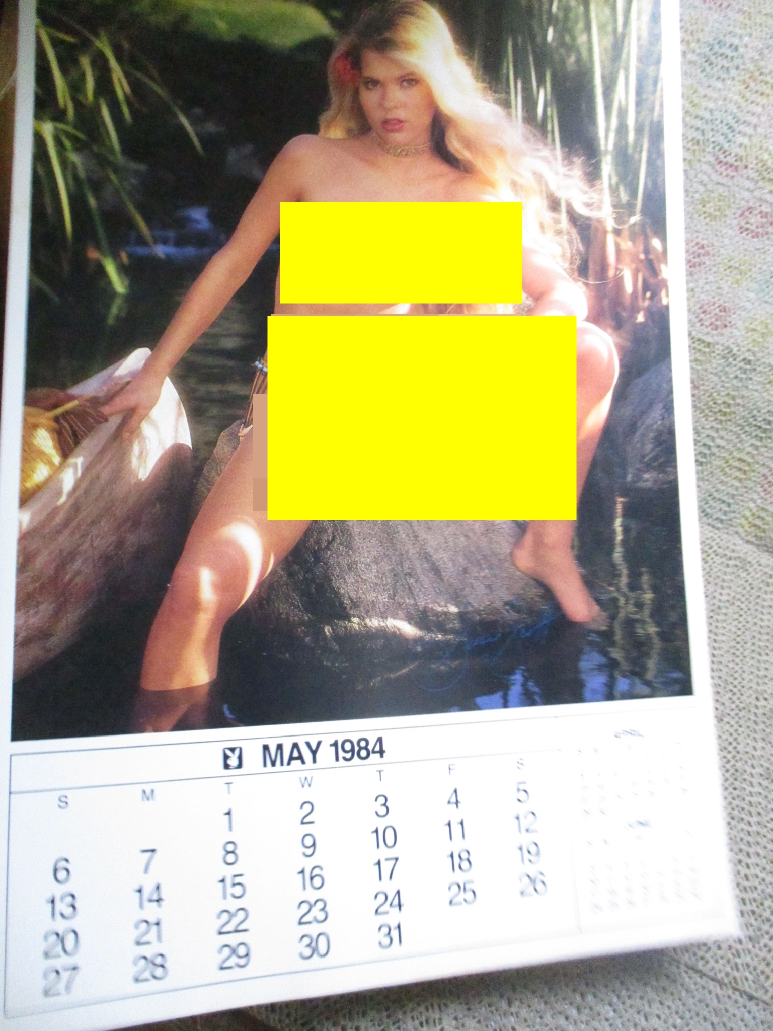 ปฏิทิน playboy ปี1984 12เดือน12นางแบบ ครบถ้วน สภาพดี