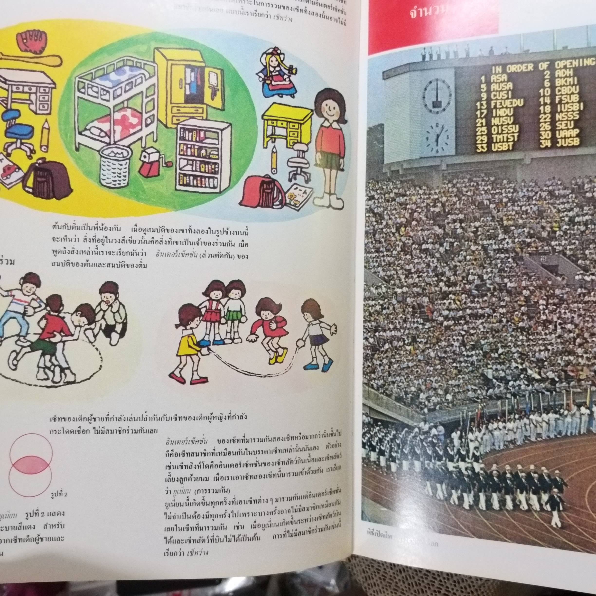 ขุมทรัพย์ความรู้สำหรับเด็ก เรื่อง คณิตศาสตร์ สภาพดี มีจุดเหลืองประปรายตามเวลา