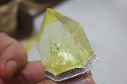 เพนดูลั่ม เยลโล่ควอตซ์ ( Lemon Yellow Quartz Pendulum )