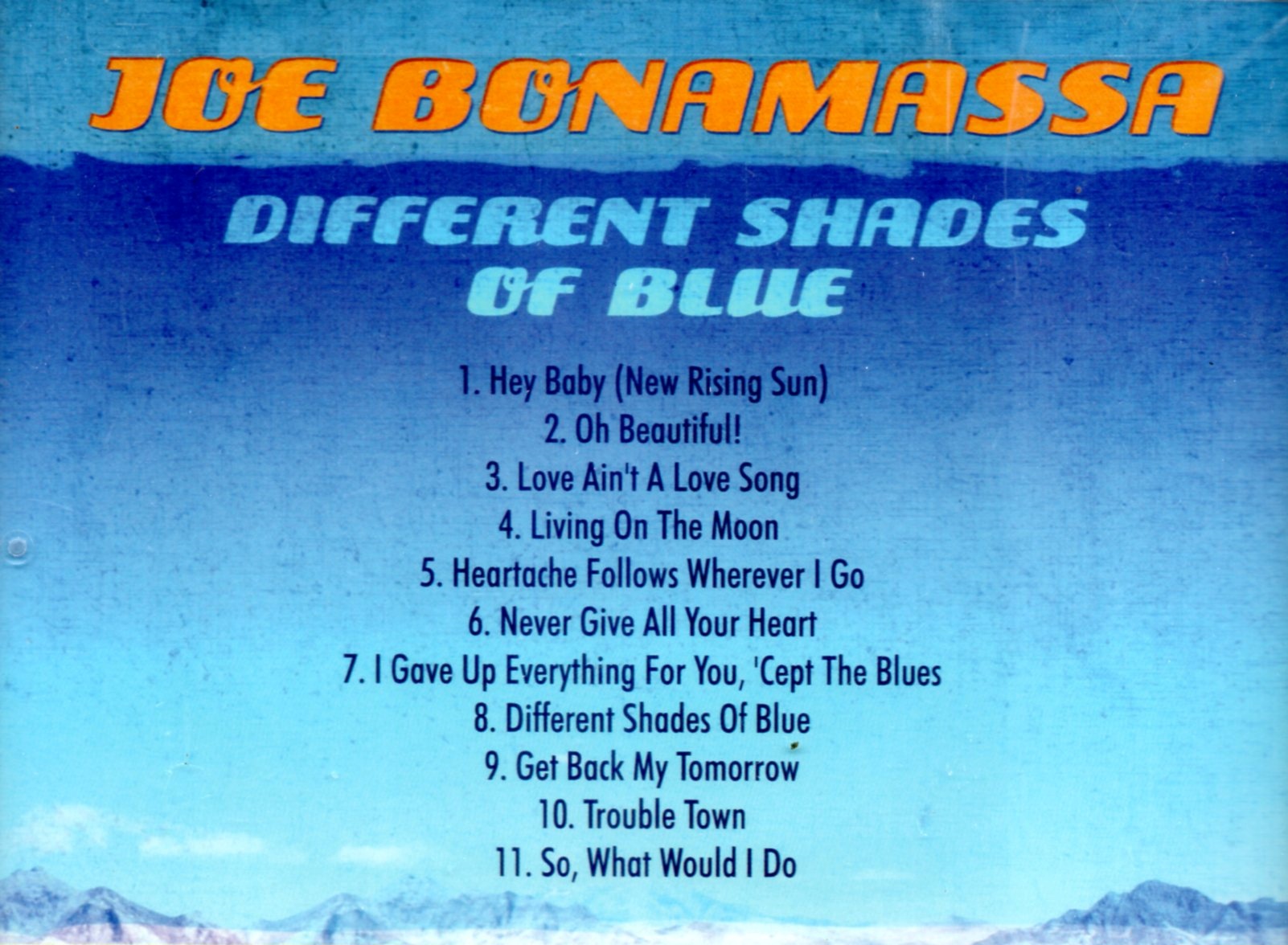 CD,Joe Bonamassa - Different Shades Of Blue(2014)(USA)