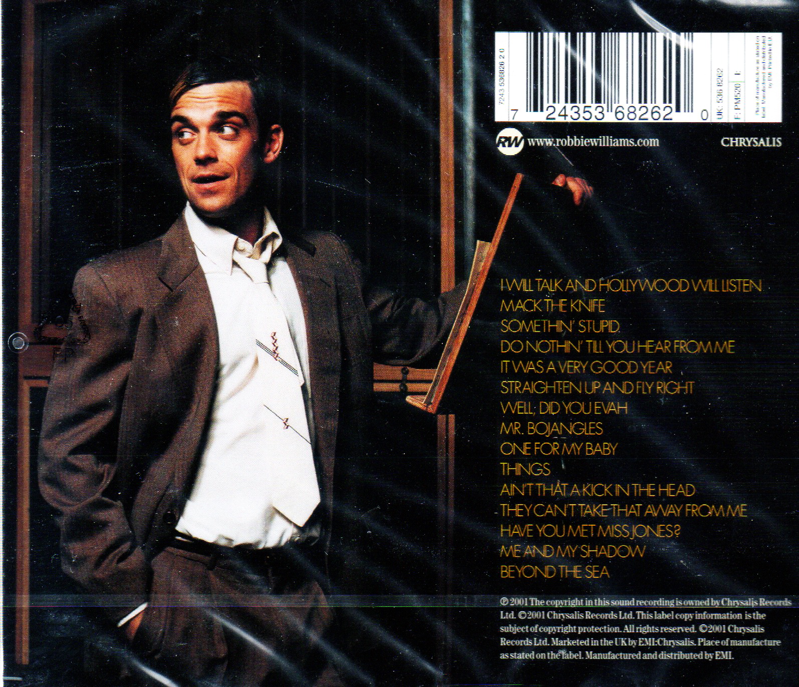 CD,Robbie Williams - Swing When You're Winning (2001)