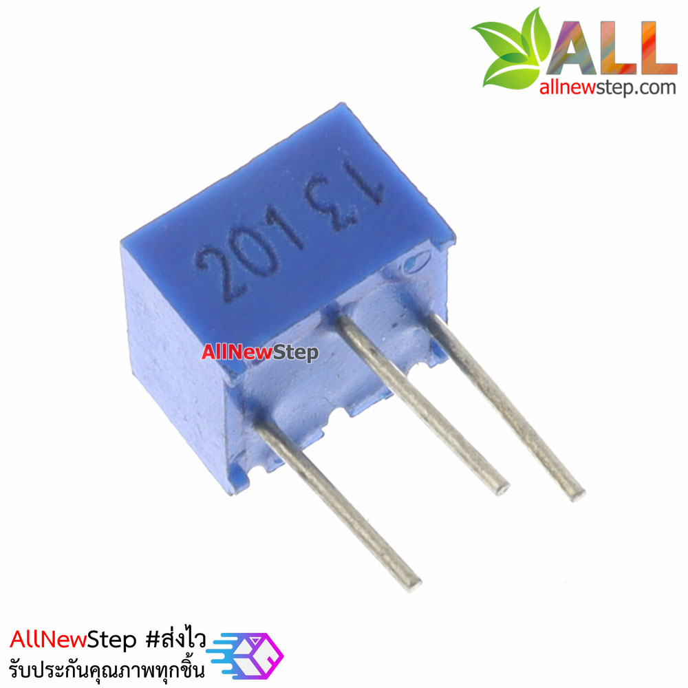 ตัวต้านทานปรับค่าได้ 200 โอห์ม volume 200r (201)