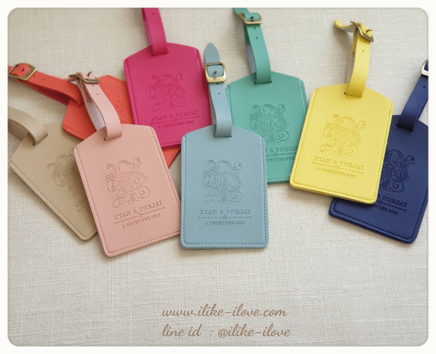 แท็กห้อยกระเป๋าหนัง#805