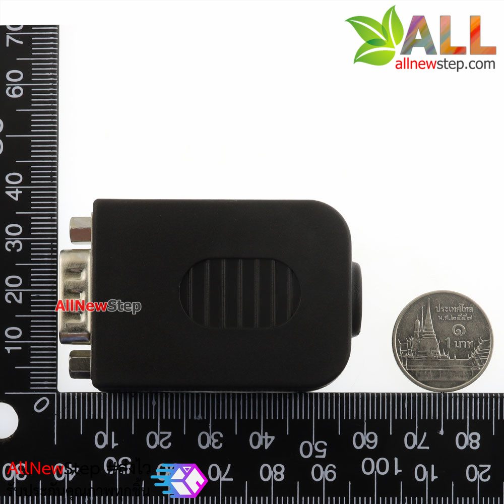 DB9 cable adapter with housing 485 plug rs232 COM adapter terminal หัวแปลง DB9 ตัวผู้