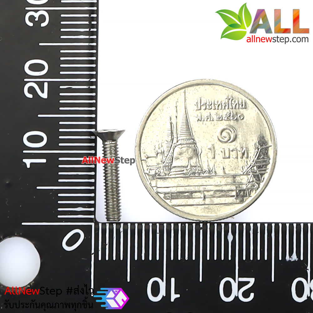 น็อต m2.5 ยาว 12mm