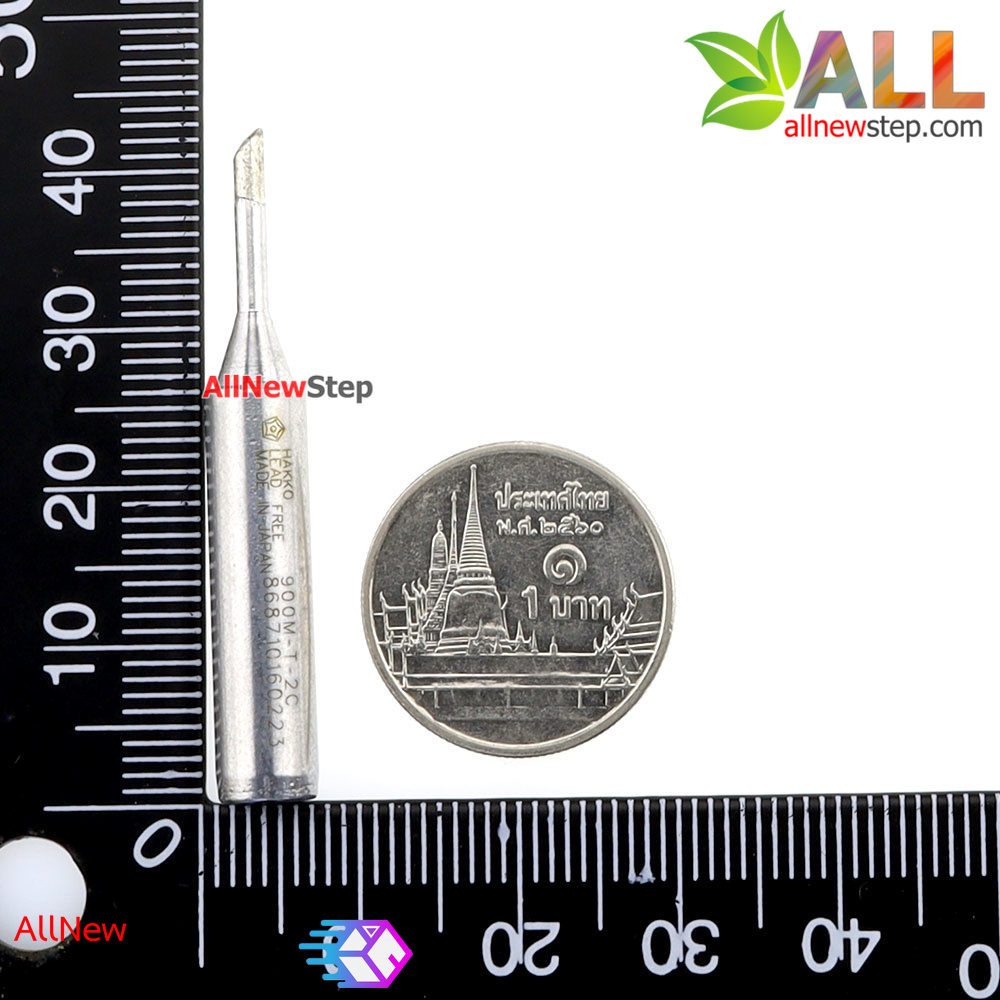 ปลายหัวแร้งอย่างดียี่ห้อ HAKKO รุ่น 900M-T-2C สำหรับหัวแร้งขนาด tip 936 942 948
