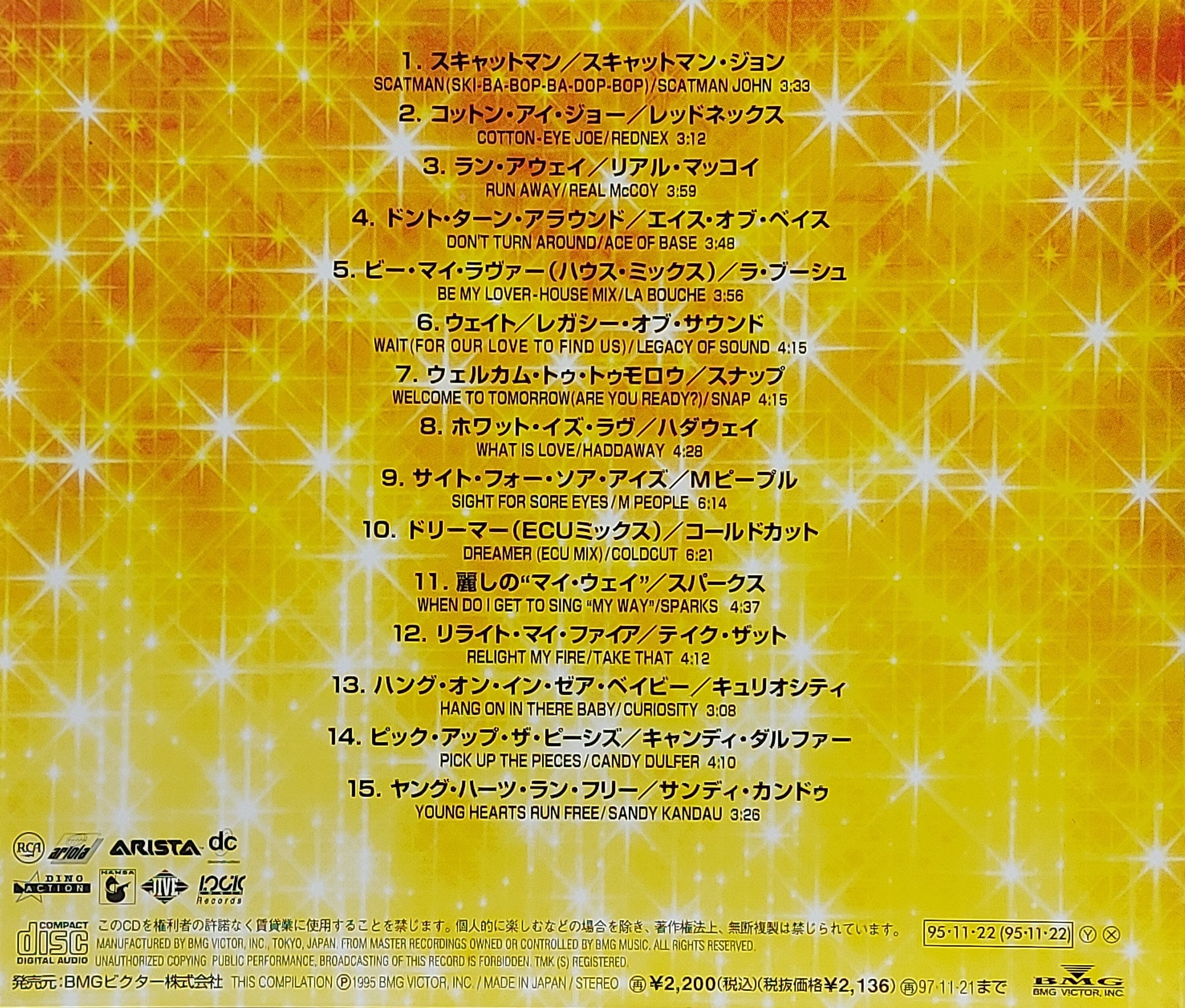 Used CD,Mega Hits Party (A)(Various Artists)(1995)(Japan)
