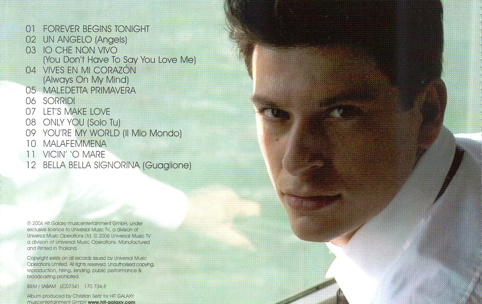 CD,Patrizio Buanne - Forever Begins Tonight (Classical Voice)(2006)(Thai)