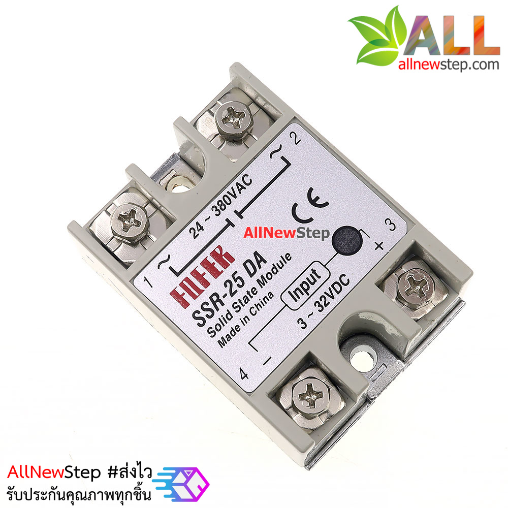 Solid State Relays 25A SSR-25DA Input 3-32VDC Output 24-380VAC