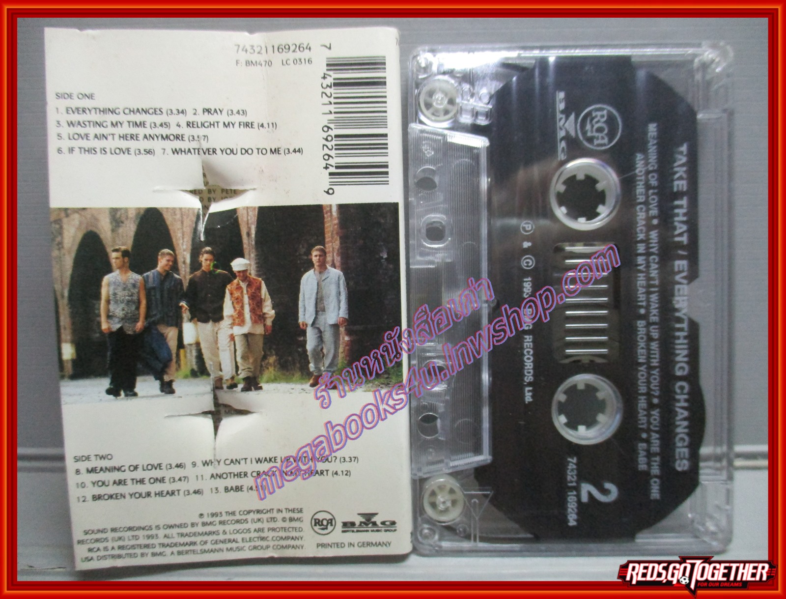 เทปเพลงสากล TAKE THAT/ EVERYTHING CHANGES