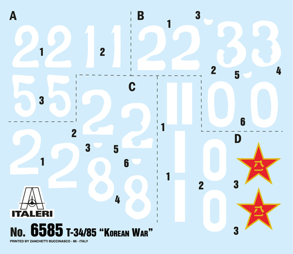 1/35 T-34/85 Korean War