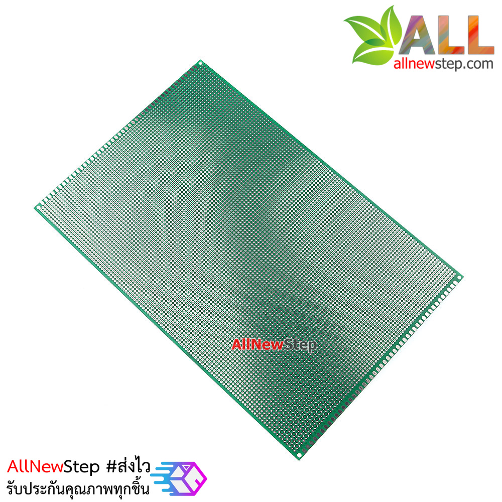 แผ่นปริ๊น PCB ขนาด 20x30cm สีเขียว 1 ด้าน