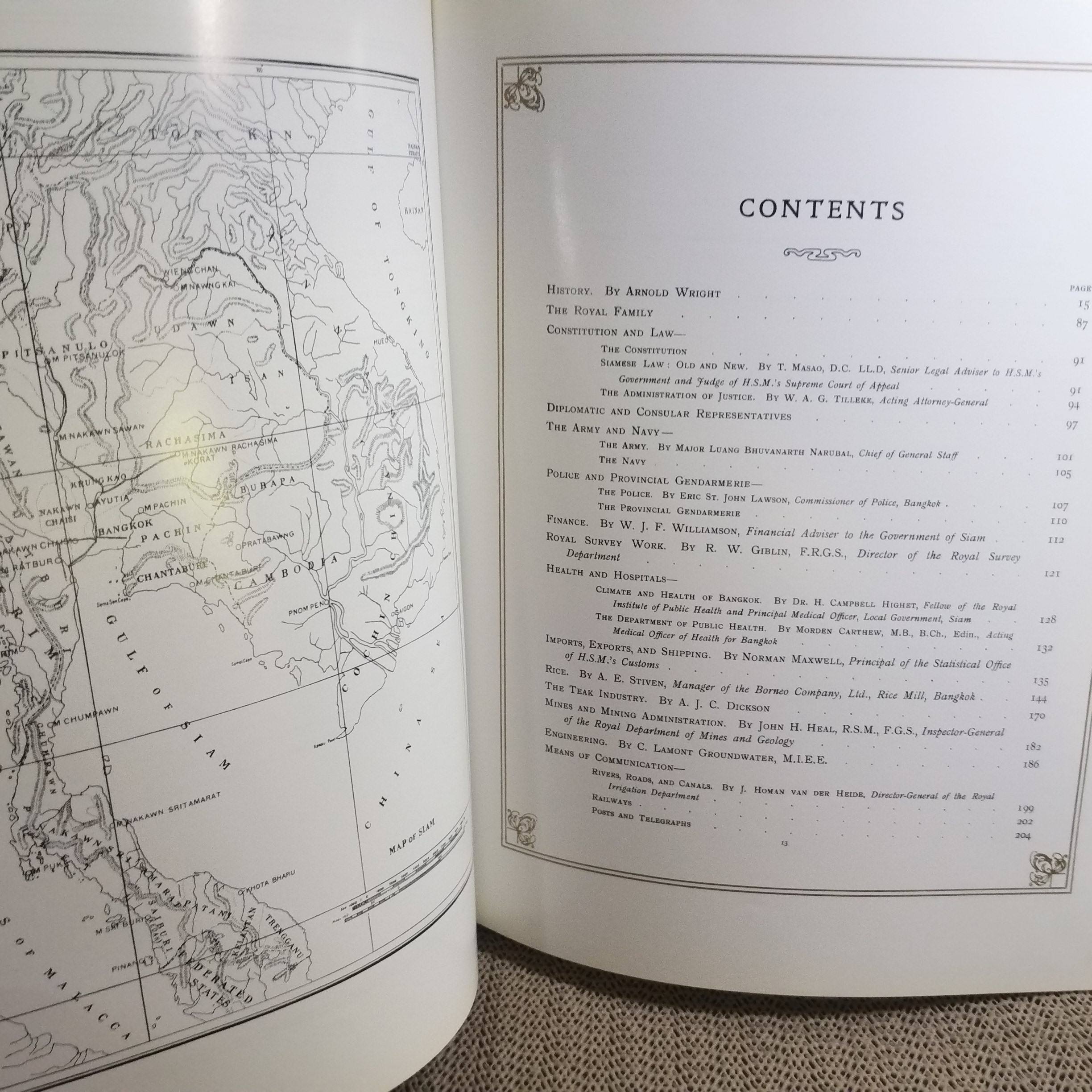 หนังสือ TWENTIETH CENTURY IMPRESSIONS OF SIAM / WHITE LOTUS พิมพ์ภาษาอังกฤษ