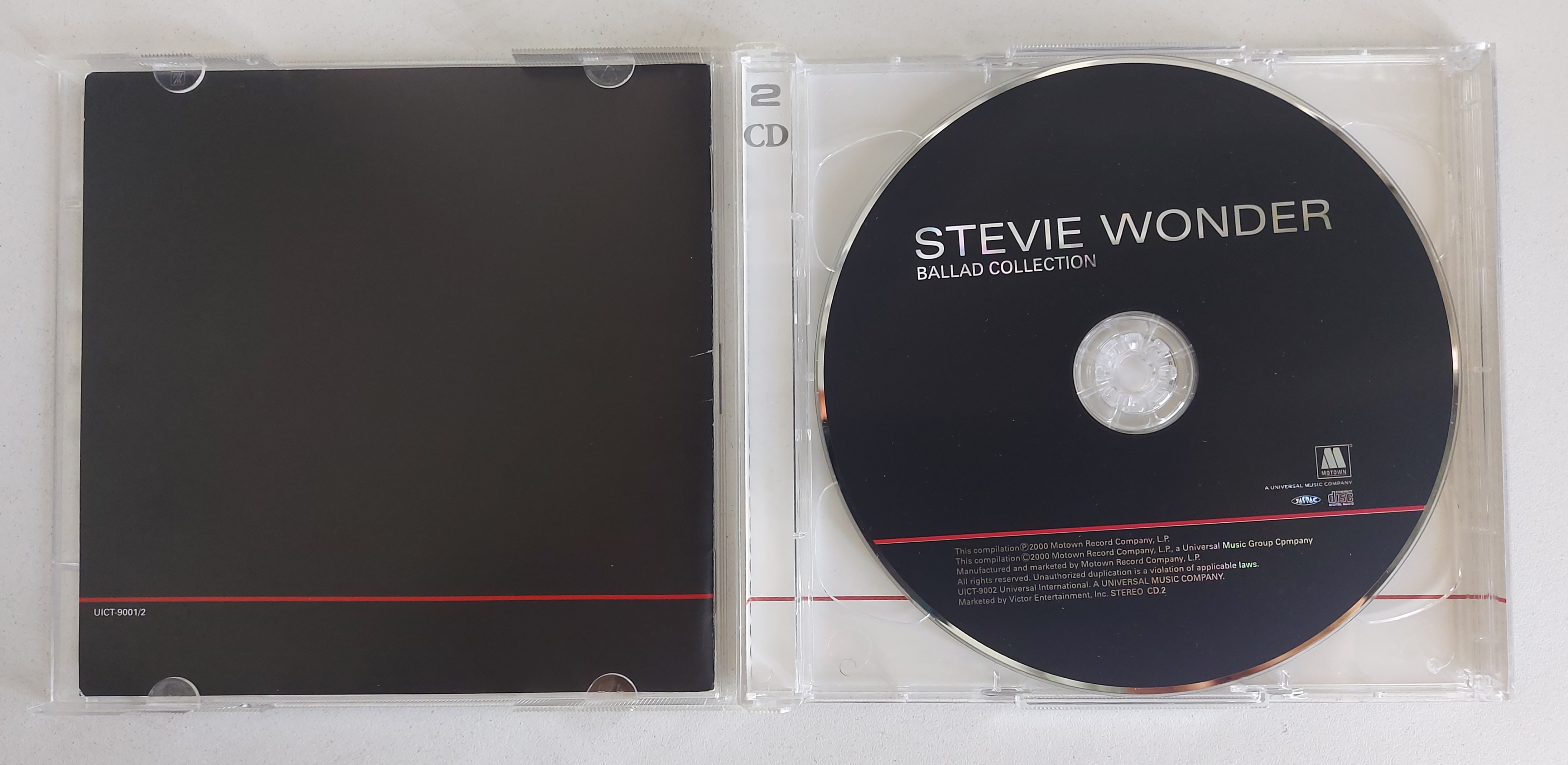 Used CD,Stevie Wonder - Ballad Collection (2CD)(A)(1999)(Taiwan)