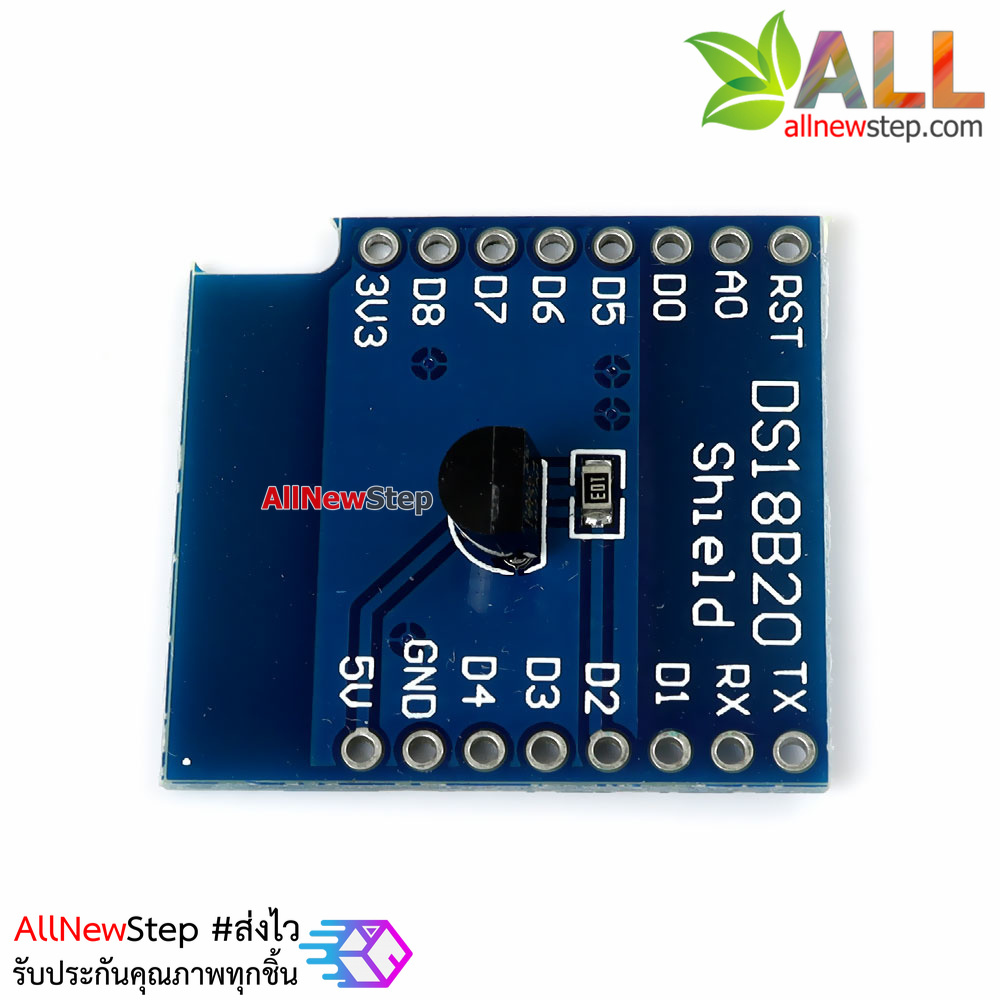 wemos d1 mini DS18B20 temperature sensor module บอร์ด Shield เซนเซอร์อุณหภูมิสำหรับ Wemos D1 mini