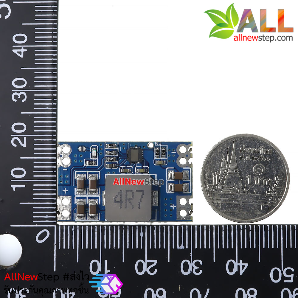 โมดูลแปลงไฟลง Step down fix 12v ไฟเข้า 14-20V เป็น 12V กระแสต่อเนื่อง 1.4A พีคสูงสุด 5A