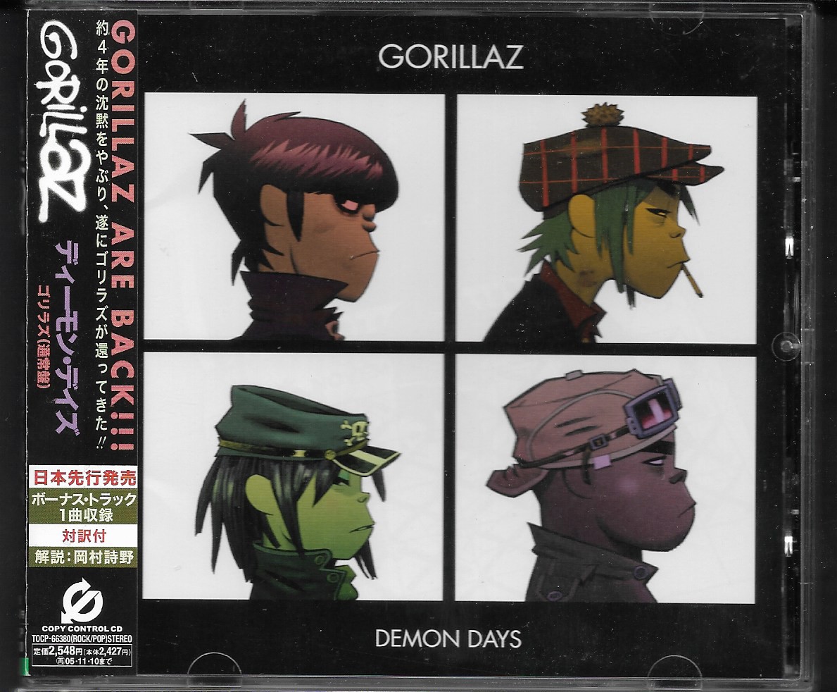 Used CD,Gorillaz - Demon Days (A)(2005)(Japan)