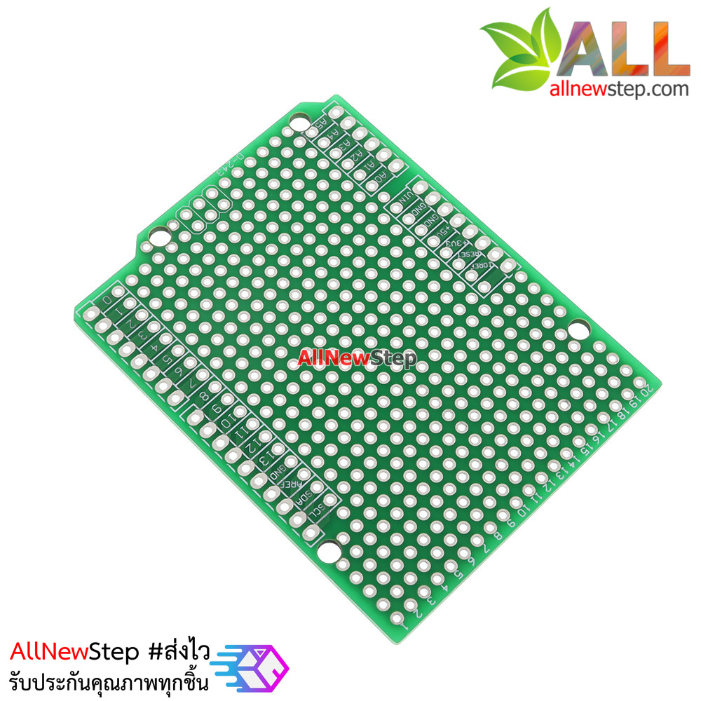 บอร์ด Shield อเนกประสงค์พร้อมขาแบบก้างปลา Uno R3 Shield Prototype PCB with Female Pin Header Socket uno pcb for Arduino