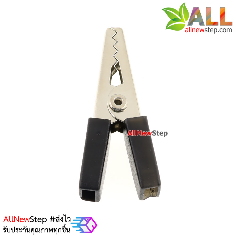 ที่คีบสายไฟ คลิปหนีบสายไฟ สีดำ