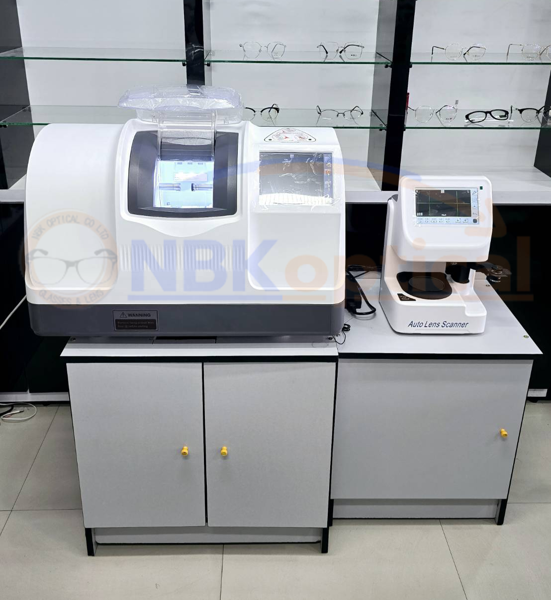 SJG-1000AK Full automatic Edger machine เครื่องเจียรเลนส์ออโต้ไม่เจาะบล็อก