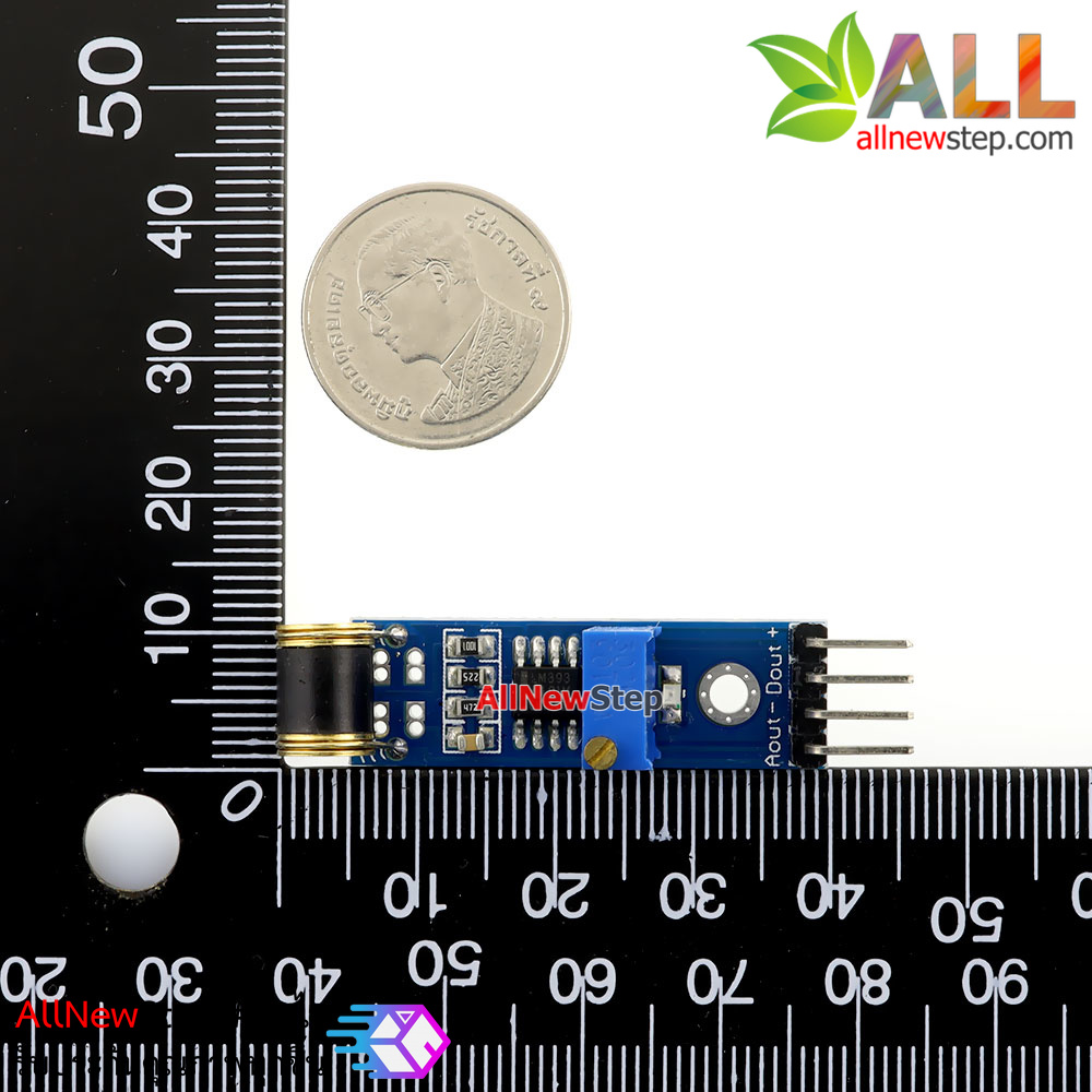 801S Vibration Sensor vibration module โมดูลตรวจจับความสั่นไหวปรับความไวได้