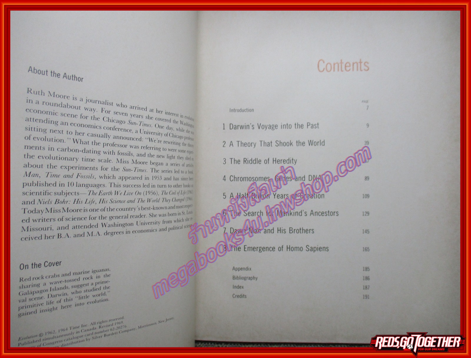 หนังสือ EVOLUTION LIFE NATURE LIBRARY (ภาษาอังกฤษ) ตำหนิ ขอบปกแหว่งนิด