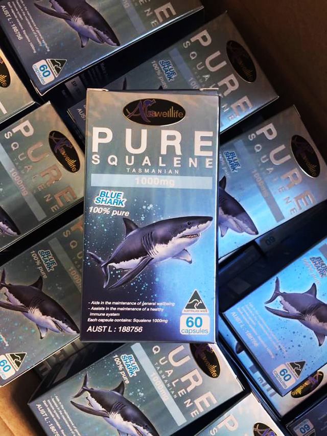 AuswellLife Pure Squalene 1000 mg น้ำมันตับปลาฉลาม