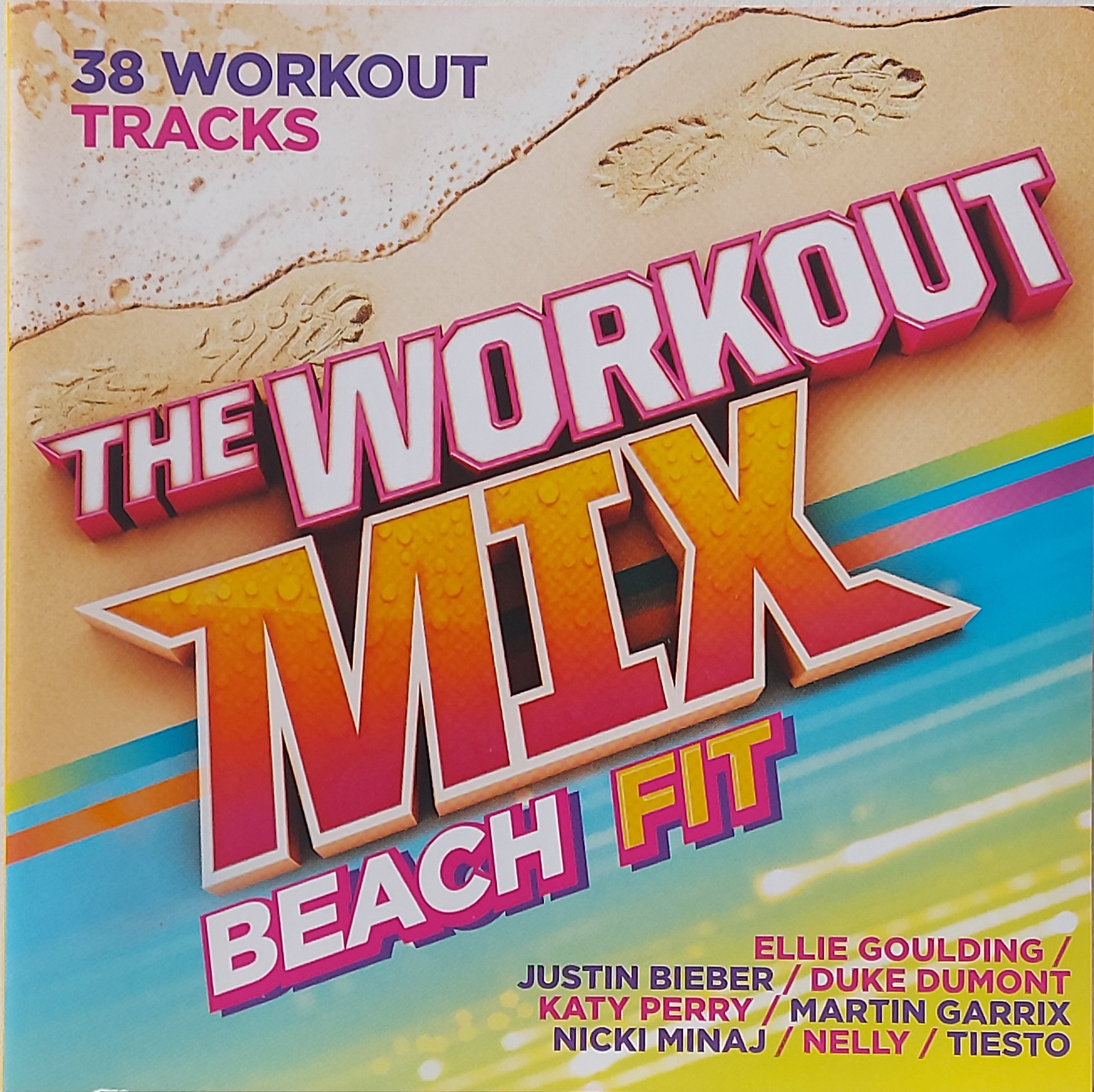 Used CD,The Workout Mix Beach Fit (A+)(2CD)(Dance)(Various Artists)(2015)(Asia)