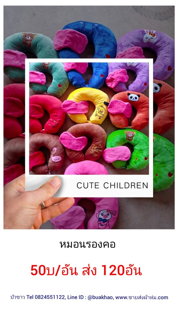 หมอนรองคอ ใบละ 50บ ส่ง 120ใบ