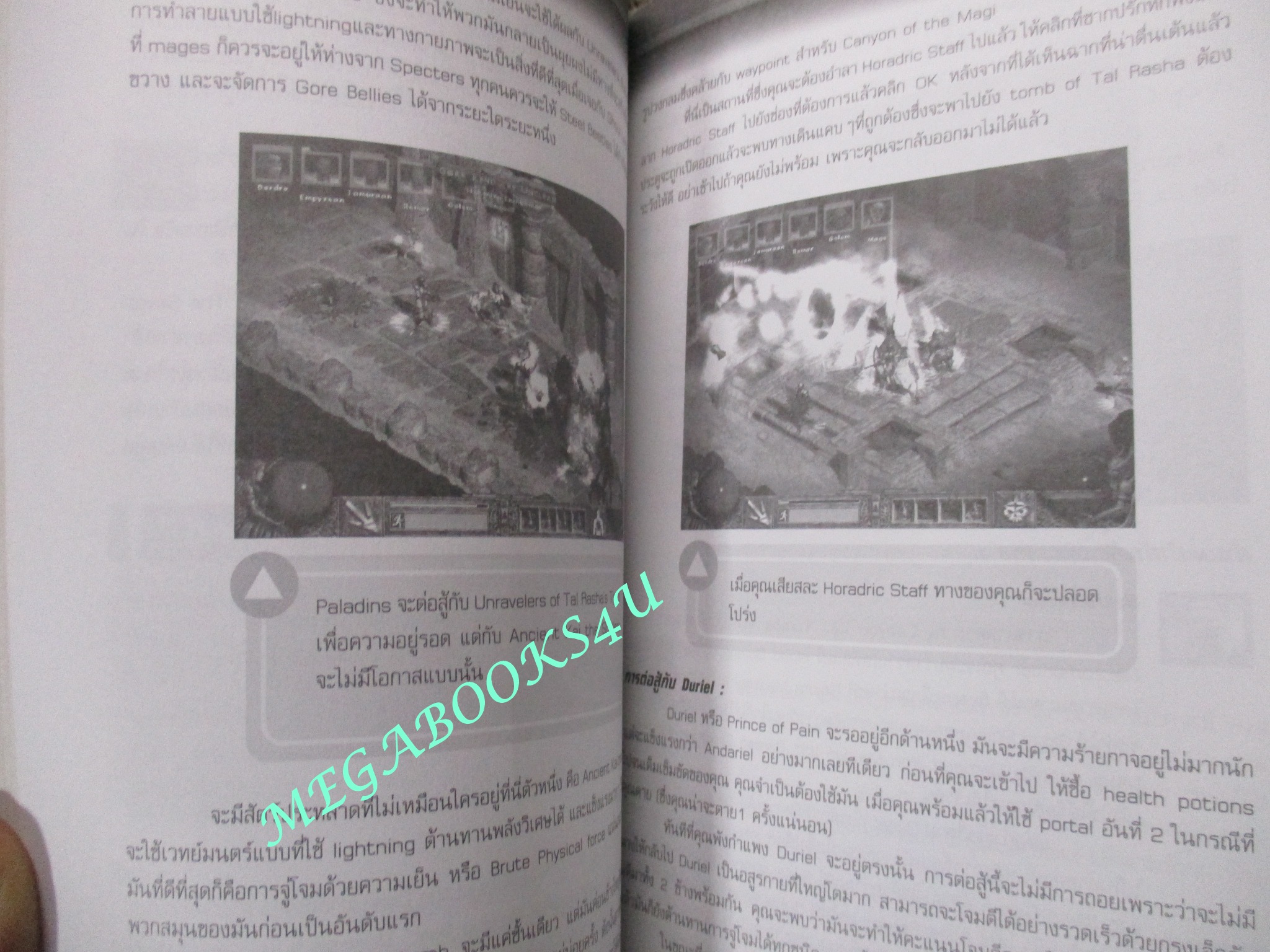 คู่มือเฉลยเกมส์ DIABLO II EXPANSION SET / มีรอยพับเล็กๆตรงมุมปก