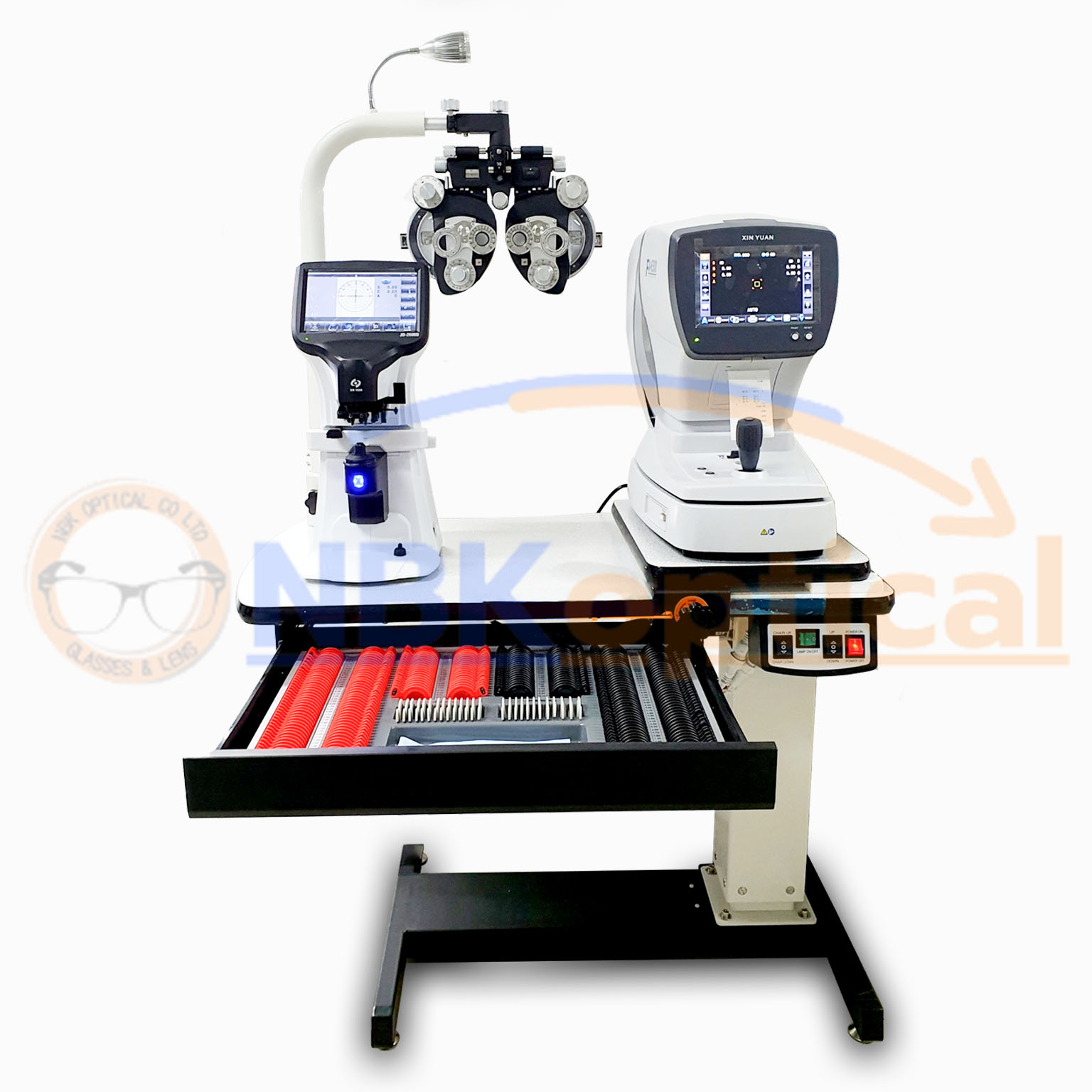 ชุดโต๊ะวัดสายตา CP-180 B Black