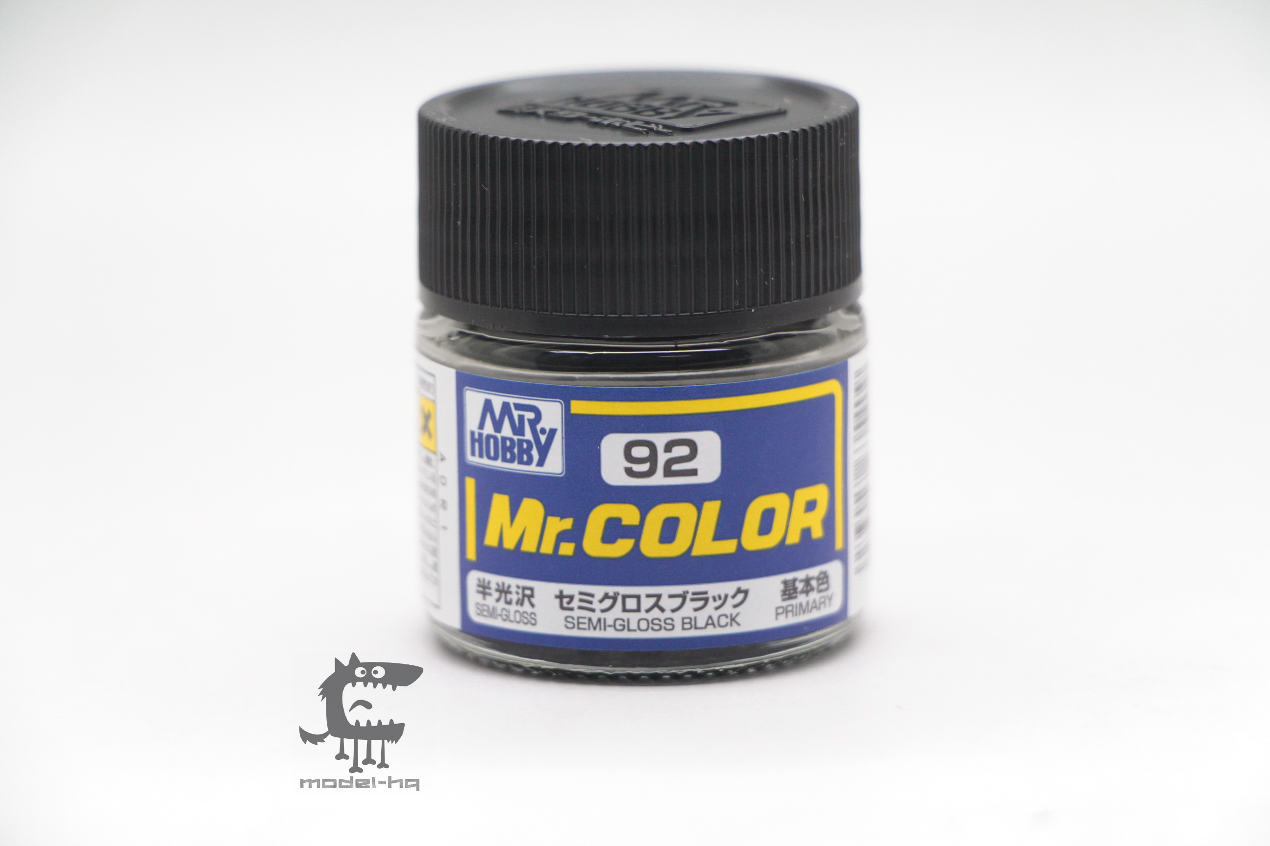 MR.HOBBY # 92 SEMI GLOSS BLACK
