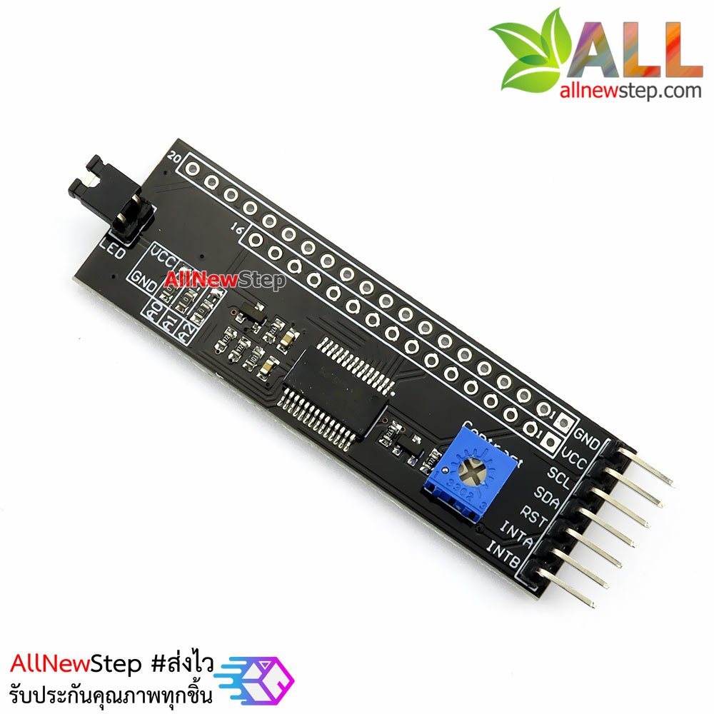 โมดูล I2C MCP23017 สำหรับต่อจอ LCD 1602 2004 12864 แปลงให้เป็นแบบ I2C ...