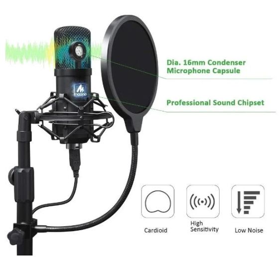 Maono A04TC USB Podcasting microphone kit ประกันศูนย์ไทย