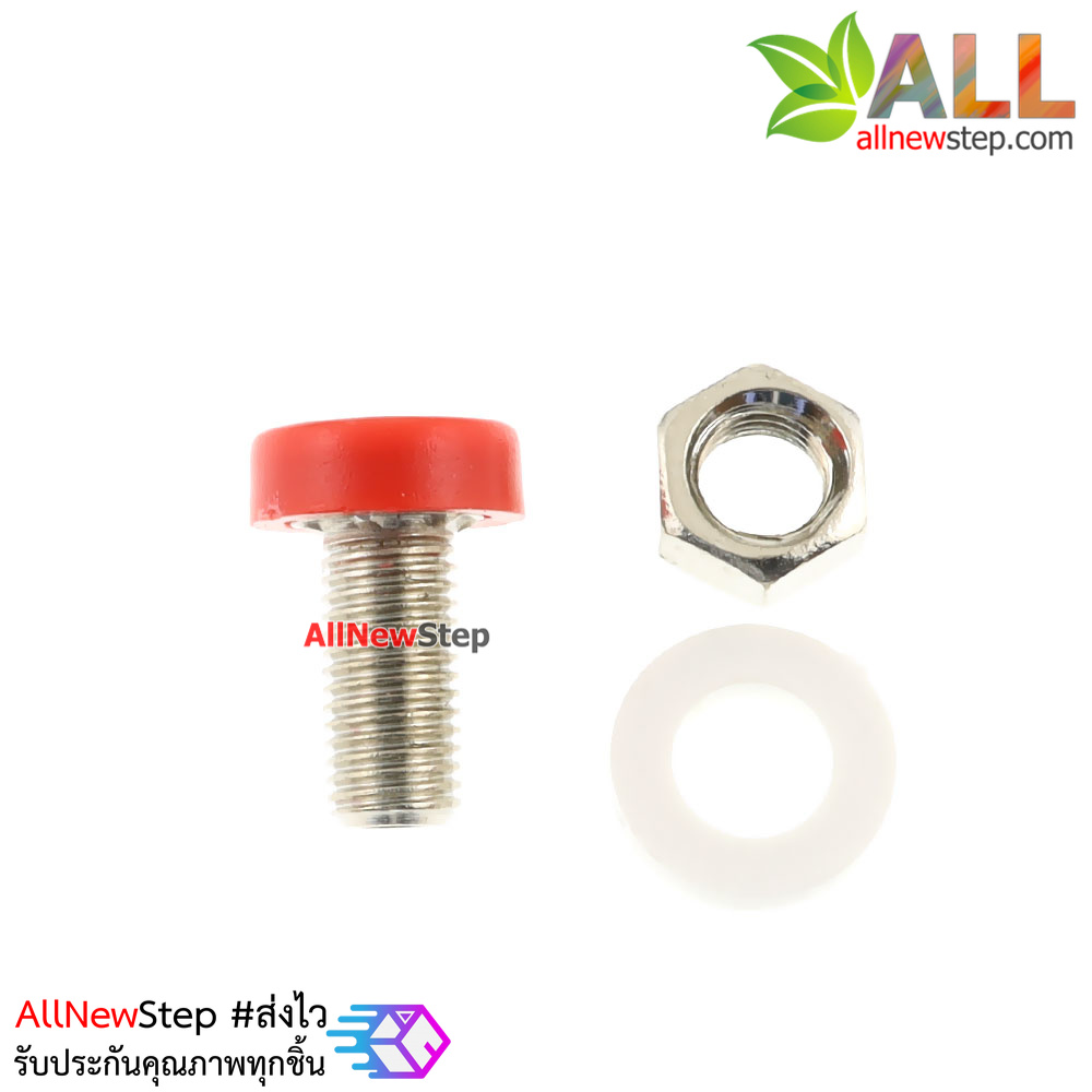 2mm Banana Jack Socket สีแดง จำนวน 1 ชิ้น