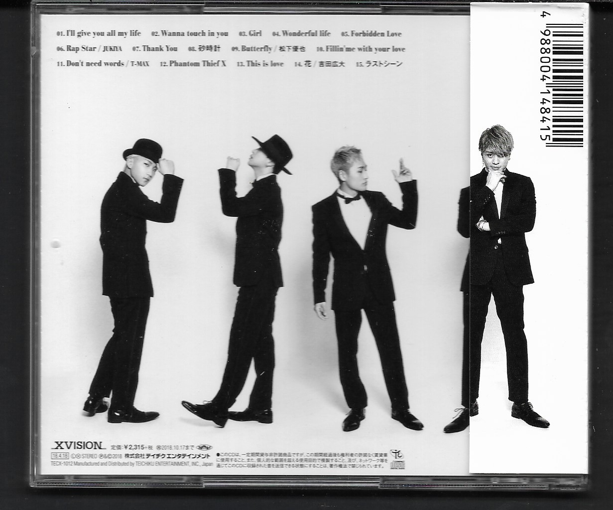 CD,X4 - XXXX (Japanese songs)(J-Pop)(2018)