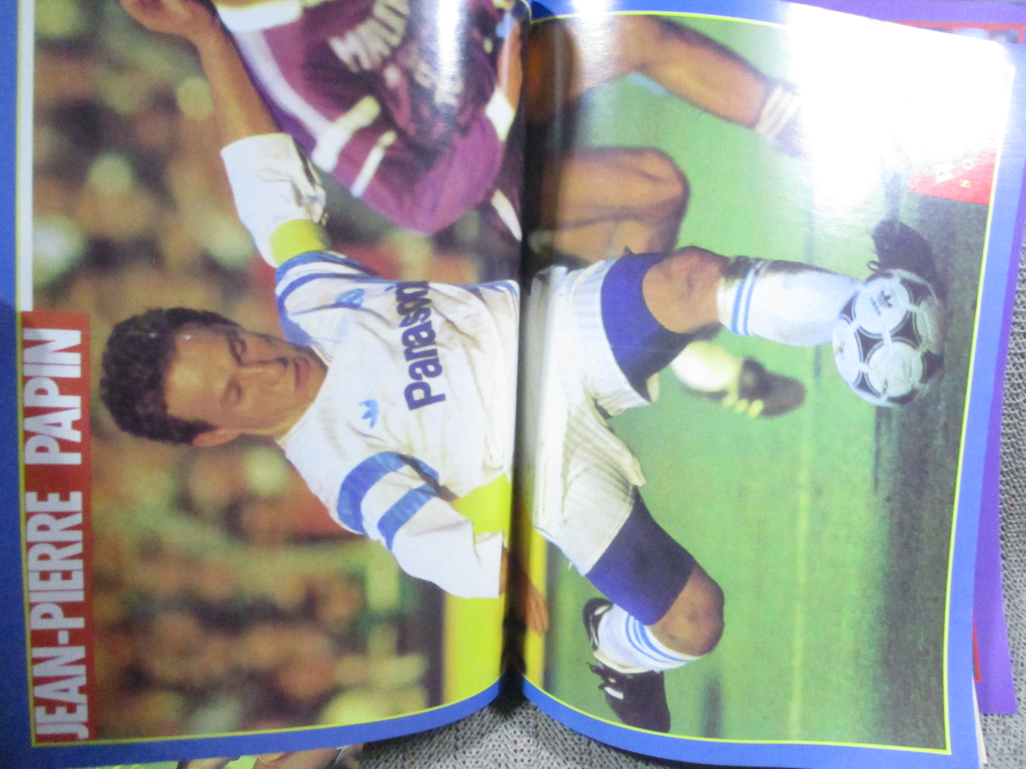 เวิร์ลด์ซอคเกอร์ ฉบับที่140 ปี2534 ปก โรนัลด์ กุมัน ปกหลัง มาเธอร์เวลล์ ภาพสีหน้ากลาง ฌ็อง-ปีแยร์ ปาแป็ง