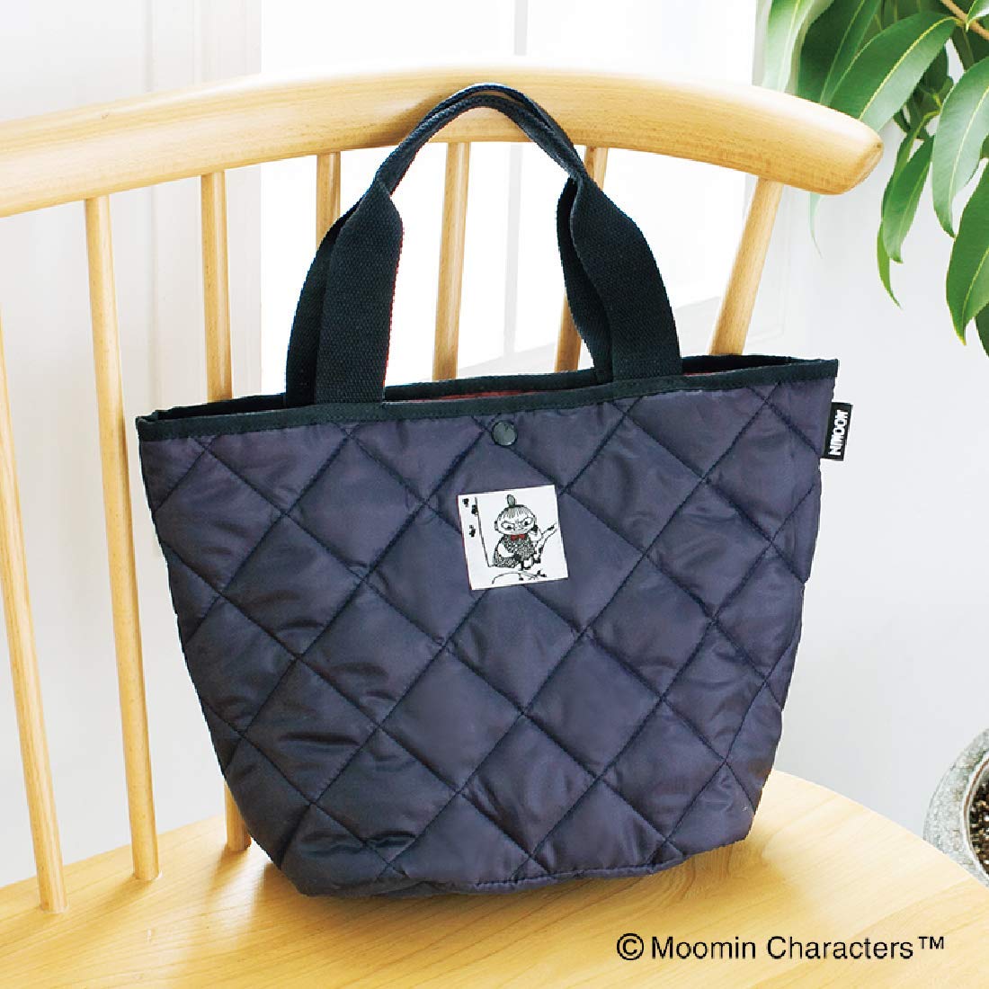 Moomin Little My Fluffy Quilted Tote กระเป๋าถือมูมิน กระเป๋าผ้าบุนุ่ม