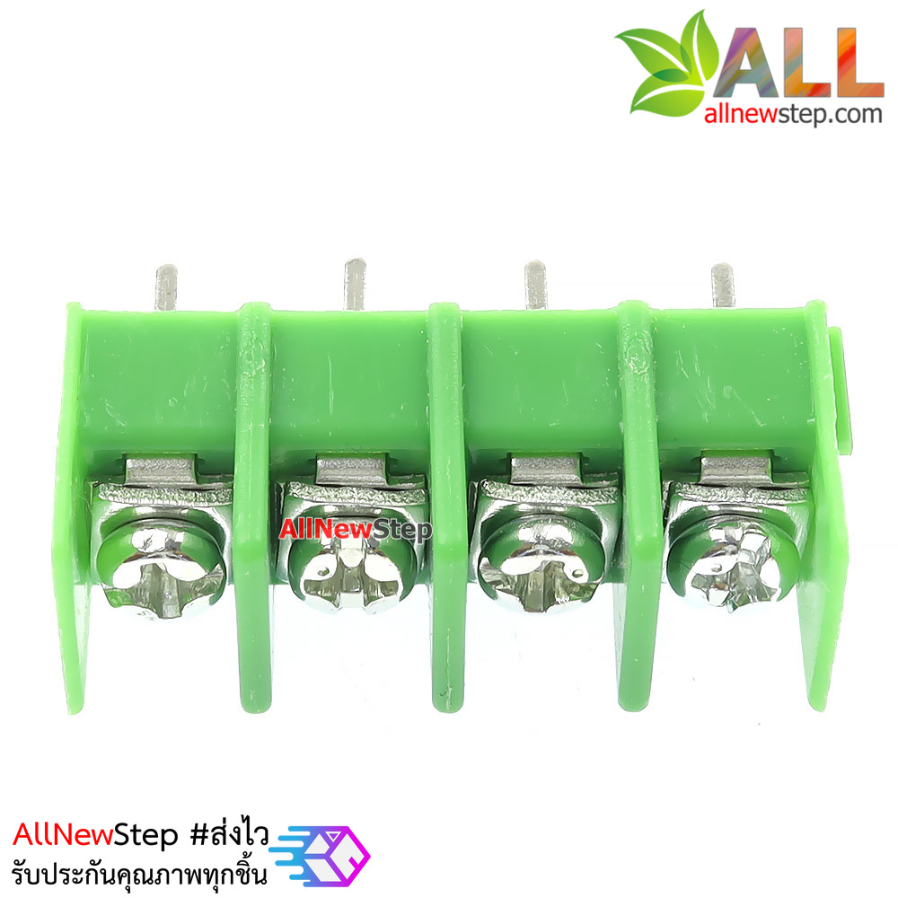 ขั้วต่อ terminal block 4 ขา ระยะห่าง 7.62mm 300v 20a