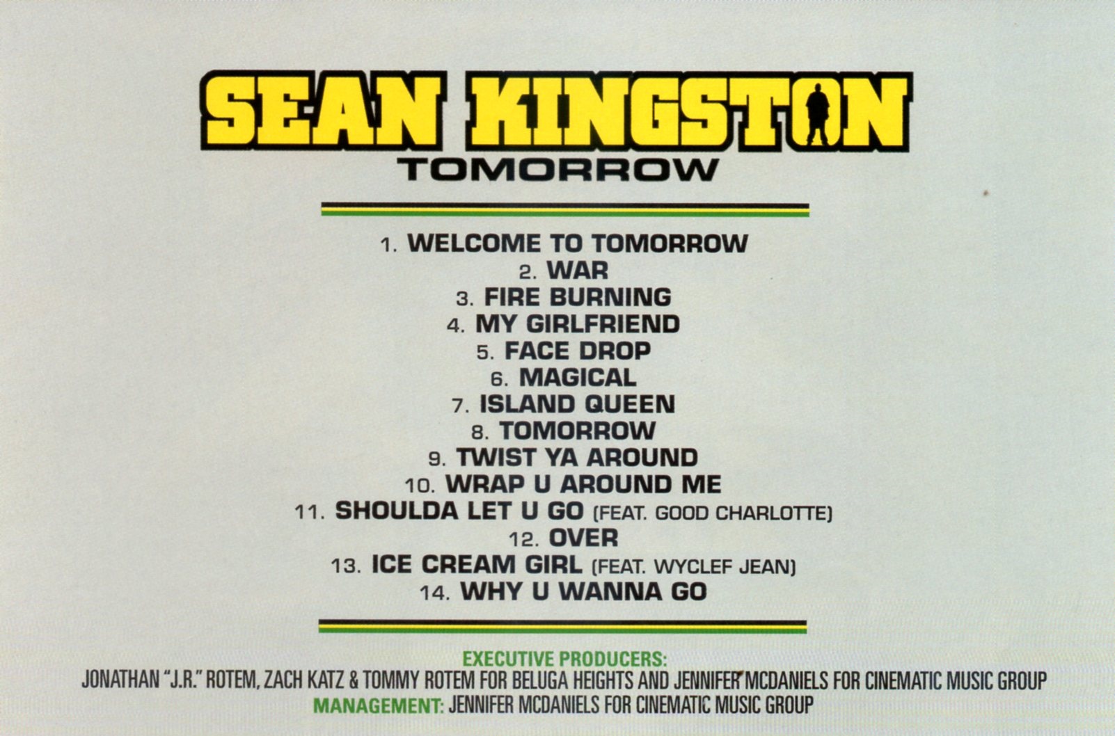 CD,Sean Kingston - Tomorrow (2009)(Thai)