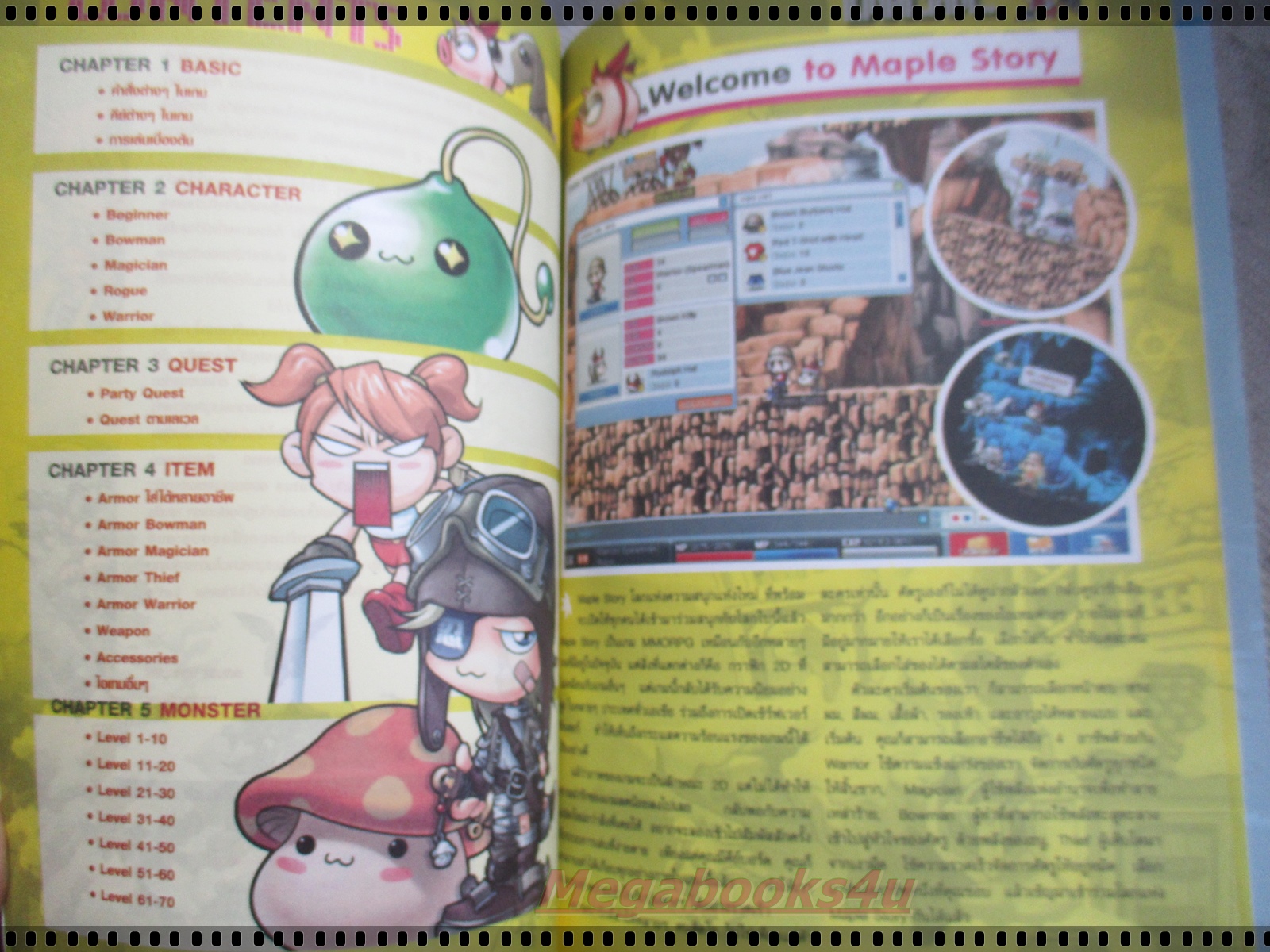 คู่มือเฉลยเกมส์ MAPLE STORY